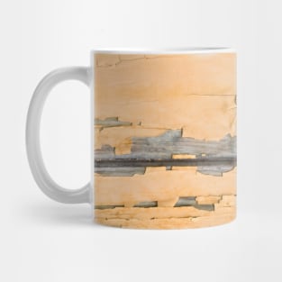Peeling paint from a wooden texture Mug